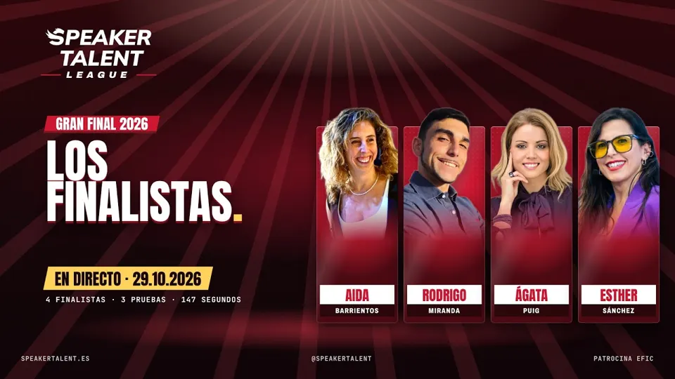 Cartel de la Gran Final 2026 con los cuatro finalistas